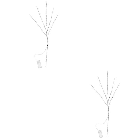 Masteelf 2 pcs 20 Lights Branches Lights Vase Decorative Store Decoration
