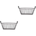 thumbnail image 1 of Masteelf 2 pcs  Creative Desktop Iron Storage Basket Household Sundries Storage Container, 1 of 8
