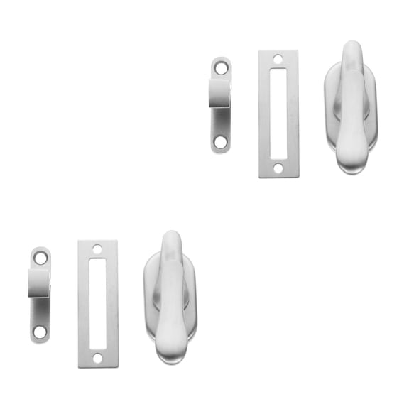 Masteelf 2 pcs  Door Latch Window Latch Security Latch Lock Bolts with Screws for Barn