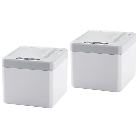 LOLIPPYY Intelligent Toothpick Box, Infrared , Automatic, Grey, for Storage Use 2Pcs