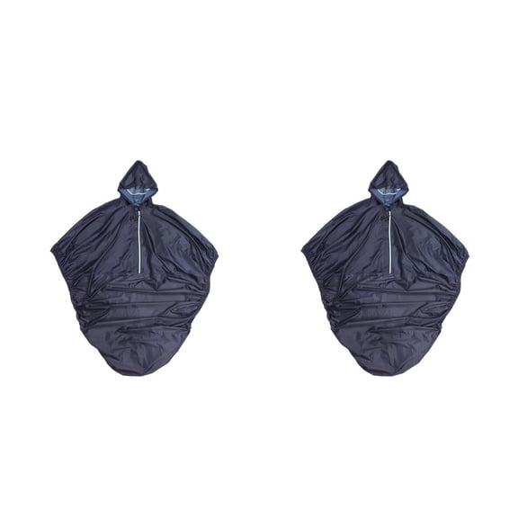 Masteelf 2 pcs Reflective Wheelchair Raincoat Old People Wheelchair Poncho Useful Raincoat