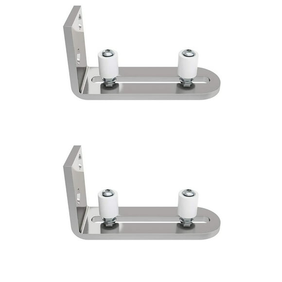 Masteelf 2 pcs  Sliding Door Swing Stopper Door Stopper Barn Doors Prevent Swinging Out