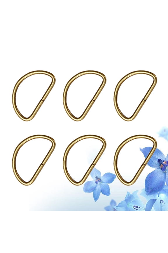 20 PCS Backpack Strap D Buckle Lanyard Hardware Luggage Belt Accessories