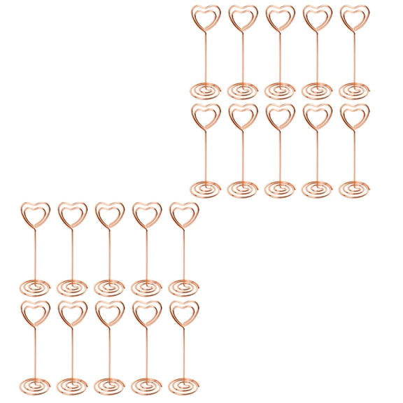 Masteelf  20 Pcs Controlled Heart Tag Holder Office Tasks Note Staff Man