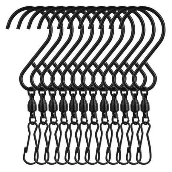 Masteelf 20 Pcs Dual Clip Swivels Hanger Hook Bell Hooks Party Light