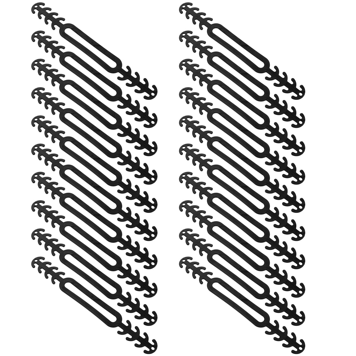 Masteelf 20 Pcs Mask Hook Mask Accessory Mask Ear Saver 17X2cm Black ...