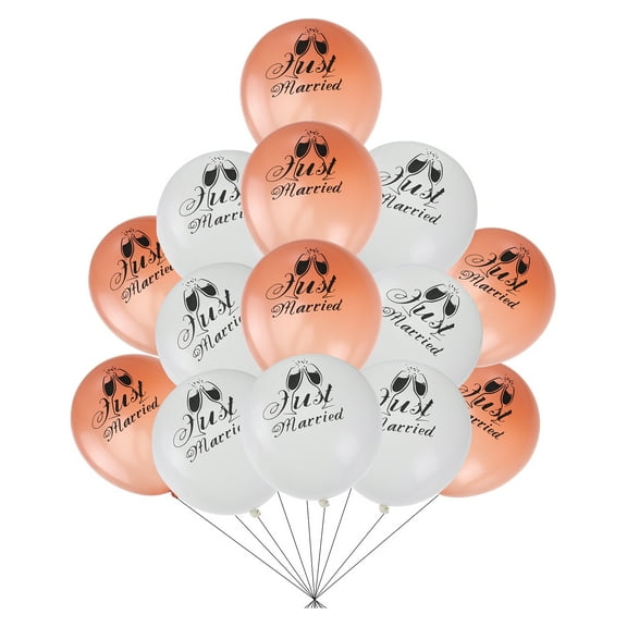 Masteelf 20 Pcs Metallic Balloons Keepsake Balloons Bride Size 1