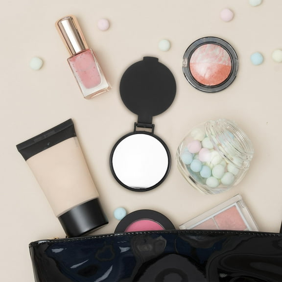 Masteelf 20 Pcs Mini Compact Mirror Portable Makeup Mirror 7.00X6.20X0.20CM Black