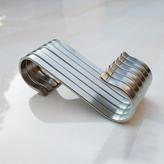 Masteelf  20 Pcs Pan Holder Stainless Steel Hook Corrosion Resistant Hooks