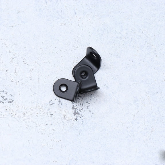 Masteelf 20 Pcs Heavy Duty Stainless Steel Right Angle Corner Brackets Black for Wood Furniture