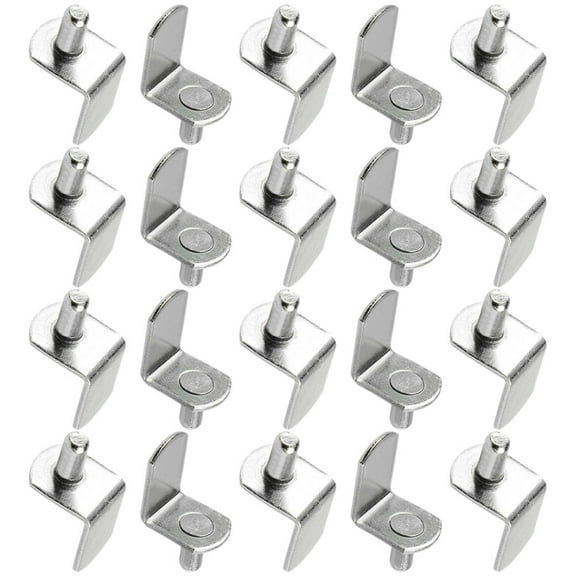 Masteelf  20 Pcs Support Bookshelf Hardware Bracket Connectors Stabilizers