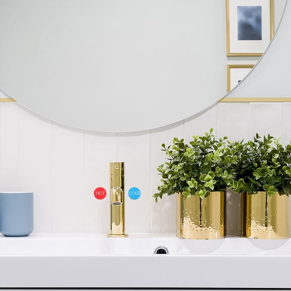 Masteelf 20 Pcs Water Label Decal for Bathroom Office