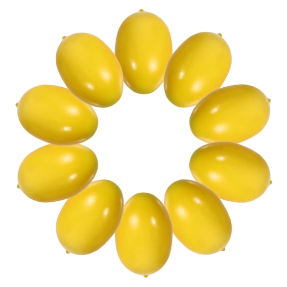 Masteelf  20 Pcs Yellow Decor Citrus Simulation Lemon Props