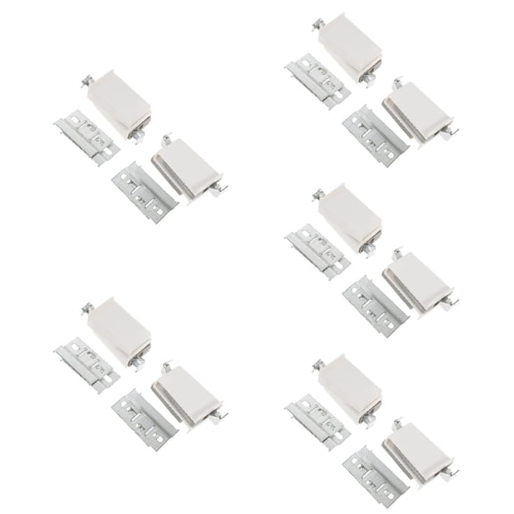 Masteelf 20 Sets  Cabinet Hinge Corner Brace Cabinet Hanger Suspension Fitting Supply