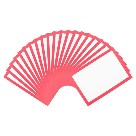 Masteelf 20 Sheets Frame Kids Art Paper Easel Drawing Painting Child Red