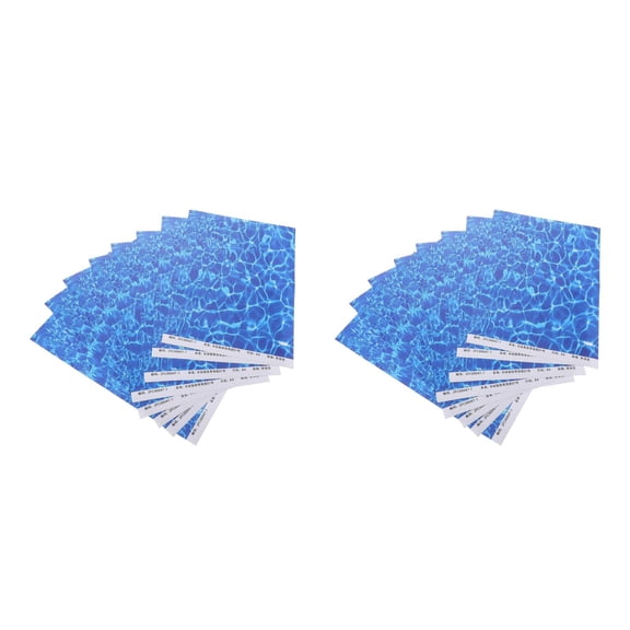 Masteelf 20 Sheets Landscape Sticker Material for Water Grain Wall Decals, Removable Ocean Wave Wallpaper Stickers