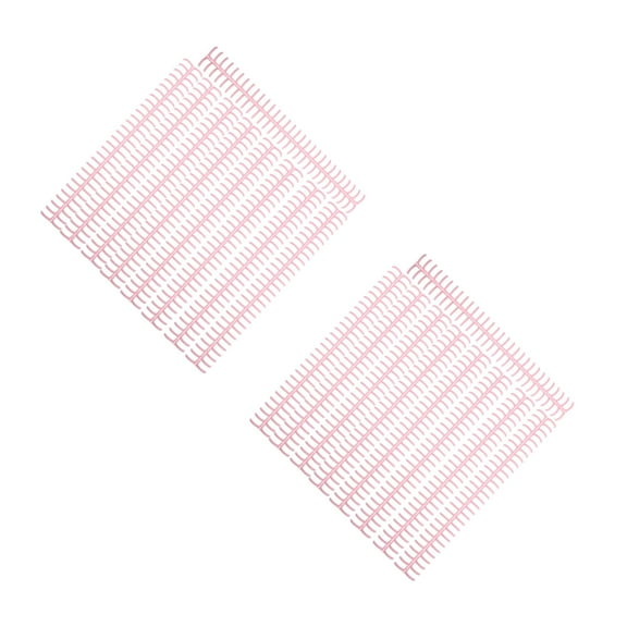 Masteelf 20 pcs 30-Hole Loose Leaf Binder Rings Office Binding Combs Document Spiral Binder Coils Click Binding Spines for Home Office School Use