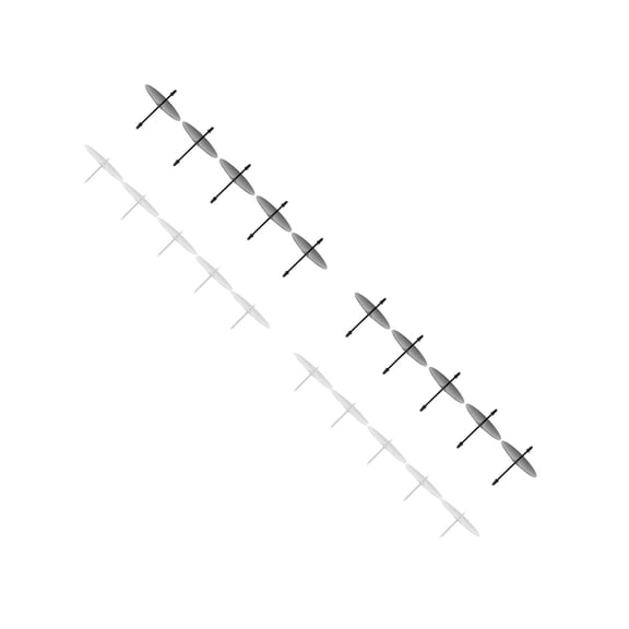 Masteelf 20 pcs  Candle Fixers Metal Candlesticks Candle Fixing Rack Party Candle Supplies