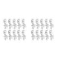 thumbnail image 1 of Masteelf 20 pcs  Clear Plastic Blinds Clips Hidden Valance Clips For Window Treatments Valance Retainer Clips Holder For Vertical Blinds Accessories, 1 of 8