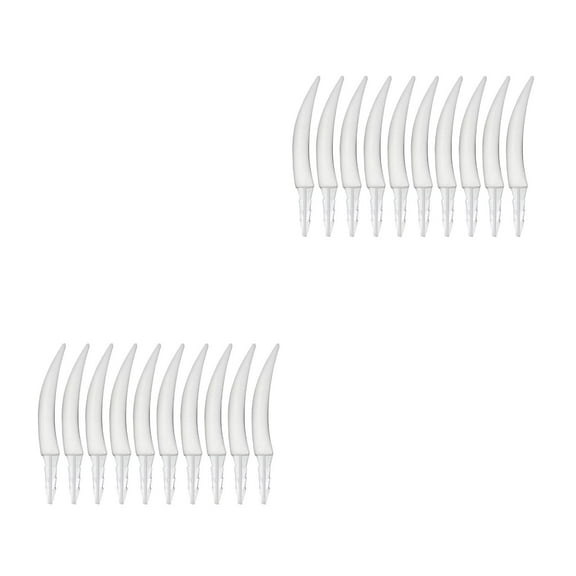 Masteelf 20 pcs Halloween Pumpkin Teeth Terrifying Sharp Teeth Spooky Home and Kitchen Decor Fun and Scary Teeth for Halloween Pumpkin Decorations