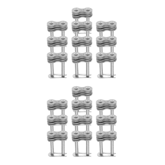 Masteelf 20 pcs  Motorcycle Chain Repair Link Set Motorcycle Chain Coupler for Strength and Stability Motorcycle Chain Extension Link Chain Link Adapter Bike Chain Extension Joint