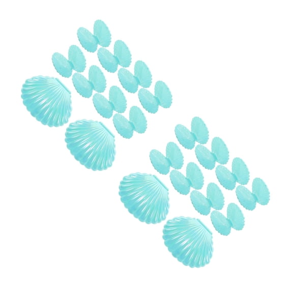 Masteelf 20 pcs  Nautical Trinket Boxes Sea Shells Candy Boxes Seashell Containers Plastic Chocolate Box For Halloween Wedding Birthday Party