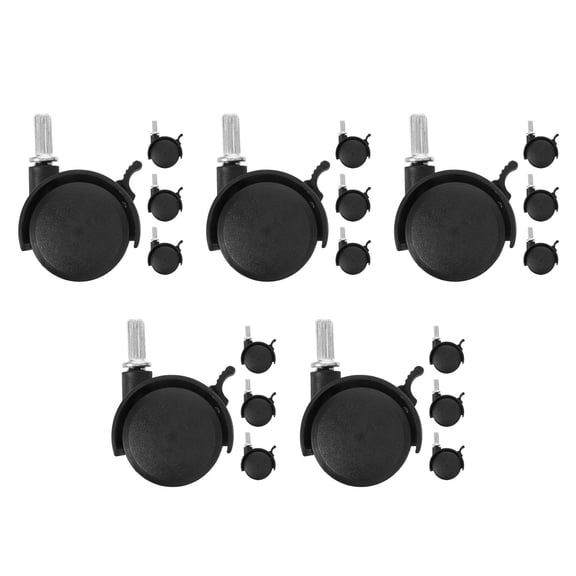 Masteelf 20 pcs  Replacement Casters Replacement For Clothes Rack Clothes Hanger Replacement Wheels Laundry Rack Caster Wheels Home Furniture Casters Wheels