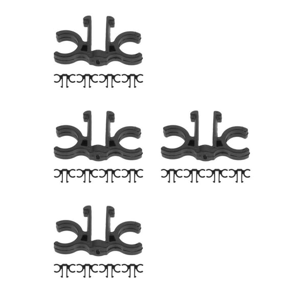 Masteelf 20 pcs Trekking Pole Snap Trekking Pole Clip Plastic Trekking Stick Clips Trekking Pole Climbing Cane Clip Walking Stick Clamp Trekking Pole Clips