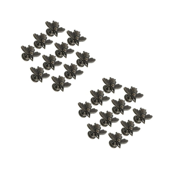 Masteelf 20 pcs Vintage Cabinet Knobs Decorative Knobs Drawer Knobs Dresser Knobs Single Hole Knobs (Bee)