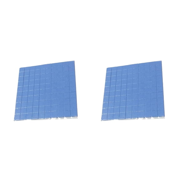 Masteelf 200 PCS  Conductive Silicone Pad SSD Thermal Pad CPU Chip Heat Conduction Mat