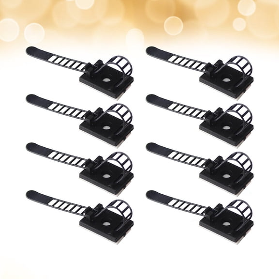 Masteelf 200 PCS Organizers Wire Fixer Cable Tie Bundle Cable Ties 200pcs Black