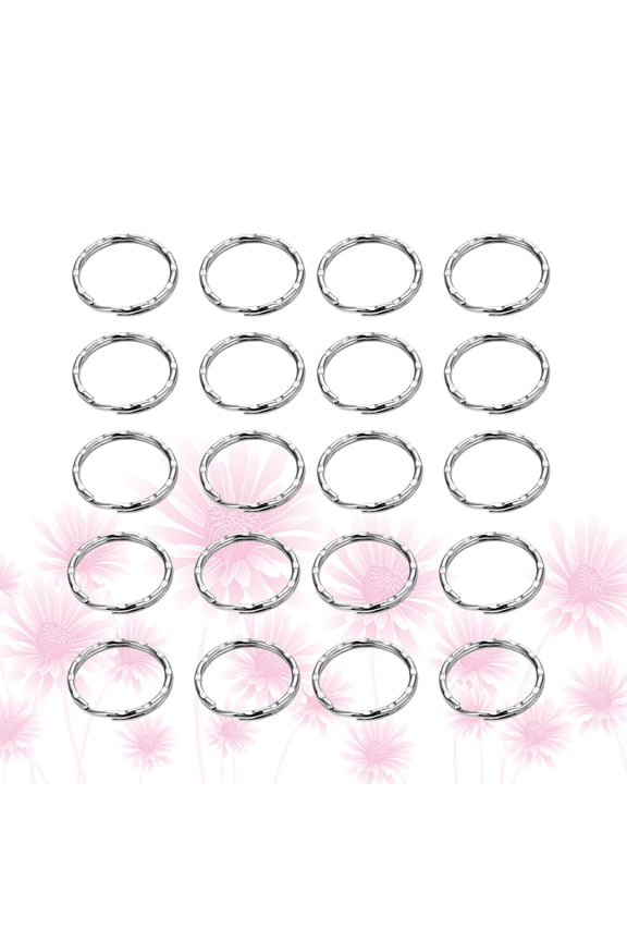 200-Piece Small Metal Keys Bulk Pack with Keychain Fasteners for Crafts, Projects, and Key Organization