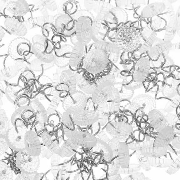 Masteelf 200pcs Transparent Sewing Head Pins for Corsages Jewelry and Crafts with Plastic and Iron