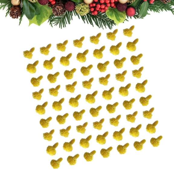 Masteelf  200 Pcs Simulated Sunflower Accessories Scrapbooking Craft Yellow