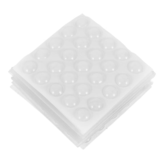 Masteelf 200 Pcs Transparent Silicone Door Stoppers Clear Adhesive Bumper Pads For Quiet Close Cabinet Door Bumpers Doorknob Wall Protectors