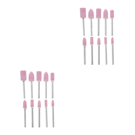 Masteelf 200 pcs 3mm Abrasive Mandrel Mounted Grinding and Polishing Tool Set for Rotary Tools