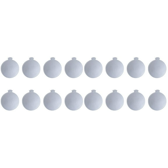 Masteelf 200 pcs  Silver Round Mousse Mats Paper Cake Serving Base Disposable Cupcake Tray