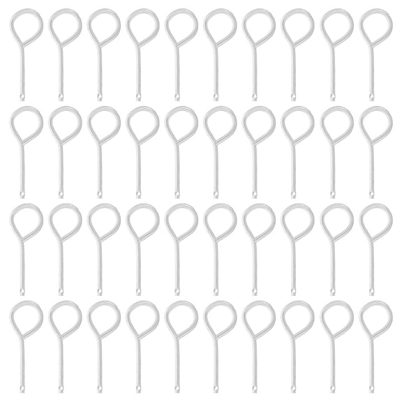 Masteelf 200pcs Fire Extinguisher Pins Replacement Stainless Steel Fire Extinguisher Lock Pin Hook Extinguisher Safety Seal