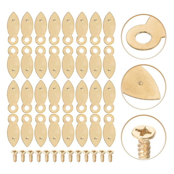 Masteelf 200pcs Photo Frame Repair Kit Picture Frame Replacement Parts Board Fasteners Metal Picture Frames Fasteners Photo Frame Hardware Accessories