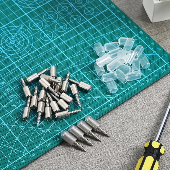 Masteelf 20PCS Heavy Duty Shelf Pins Wood Shelving Pins Shelf Support Pegs Self Tapping Screw Pegs Shelf Holders Pegs for Kitchen Cabinet Shelf Supports