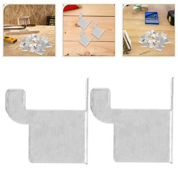 Masteelf 20PCS Refrigerator Shelving Clips Shelf Clips for Metal Shelving Support Bracket for Office Storage Floating Shelf Hardware