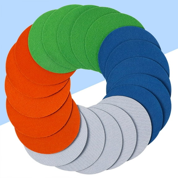 Masteelf 20-Pack Sanding Discs Circular Sandpaper Pads with 3000, 5000, 7000, 10000 Grit for Polishing and Finishing