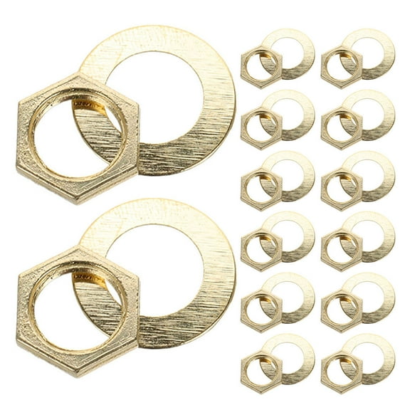 Masteelf 20PCS Wall Clock Nuts and Washers DIY Quartz Clock Movement Repair Kit Fixing Fittings Clock Replacement Parts Clock Kit for Wall Clocks