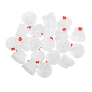 Masteelf 20PCS White Plastic Spray Nozzles for Aerosol Cans Fat Spray Paint Caps Graffiti Replacement Spray Can Nozzles Spray Paint Tips