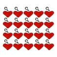 thumbnail image 1 of Masteelf 20Pcs Key Chain for Girl Heart Keychain Clasp Red PP Cotton with Storage Function, 1 of 8