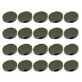 thumbnail image 1 of Masteelf 20Pcs Metal Flat Button Alloy Button Round Shaped Sewing Button Set for Men Blazer Coat Uniform Shirt Suit 25 MM- Light Black, 1 of 10