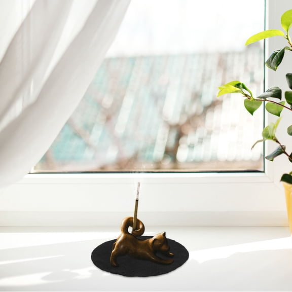 Masteelf 20pcs Ash Holder Mat Fireproof Incense Mat Incense Coil Mat Incense Pad Mats Coil Incense Holder Pads for Incense Coils Heat Resistance