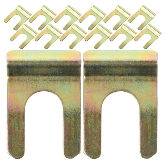 Masteelf 20pcs Brake Line Clips Metal Brake Hose Retainer Gear Line Hand Brake Cable Fixing Hose Clamp Automotive Clips And Fasteners For Cars Truck Suvs