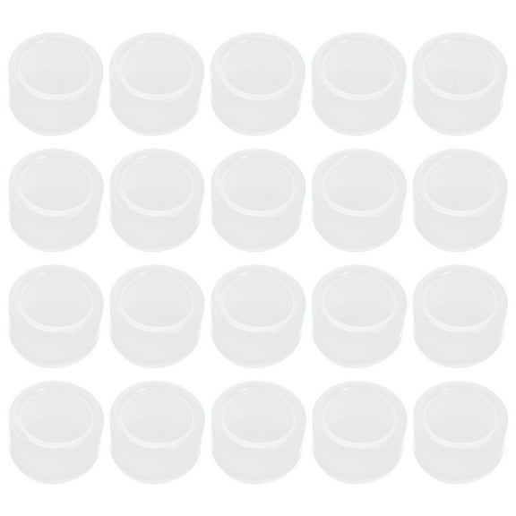 IDEANATEGRATE Stop Switch Cover White 20Pcs 1.2X1.2X0.6In