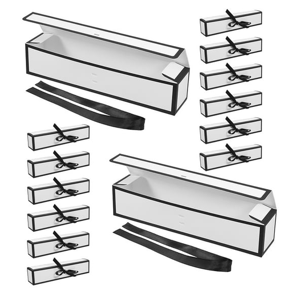 Masteelf 20pcs Chocolate Boxes Foldable Paper Packaging Box Cake Cookies Truffle Holder Container for Wedding Birthday Party Favors